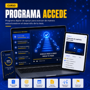 Programa Accede para desarrollar tu tesis