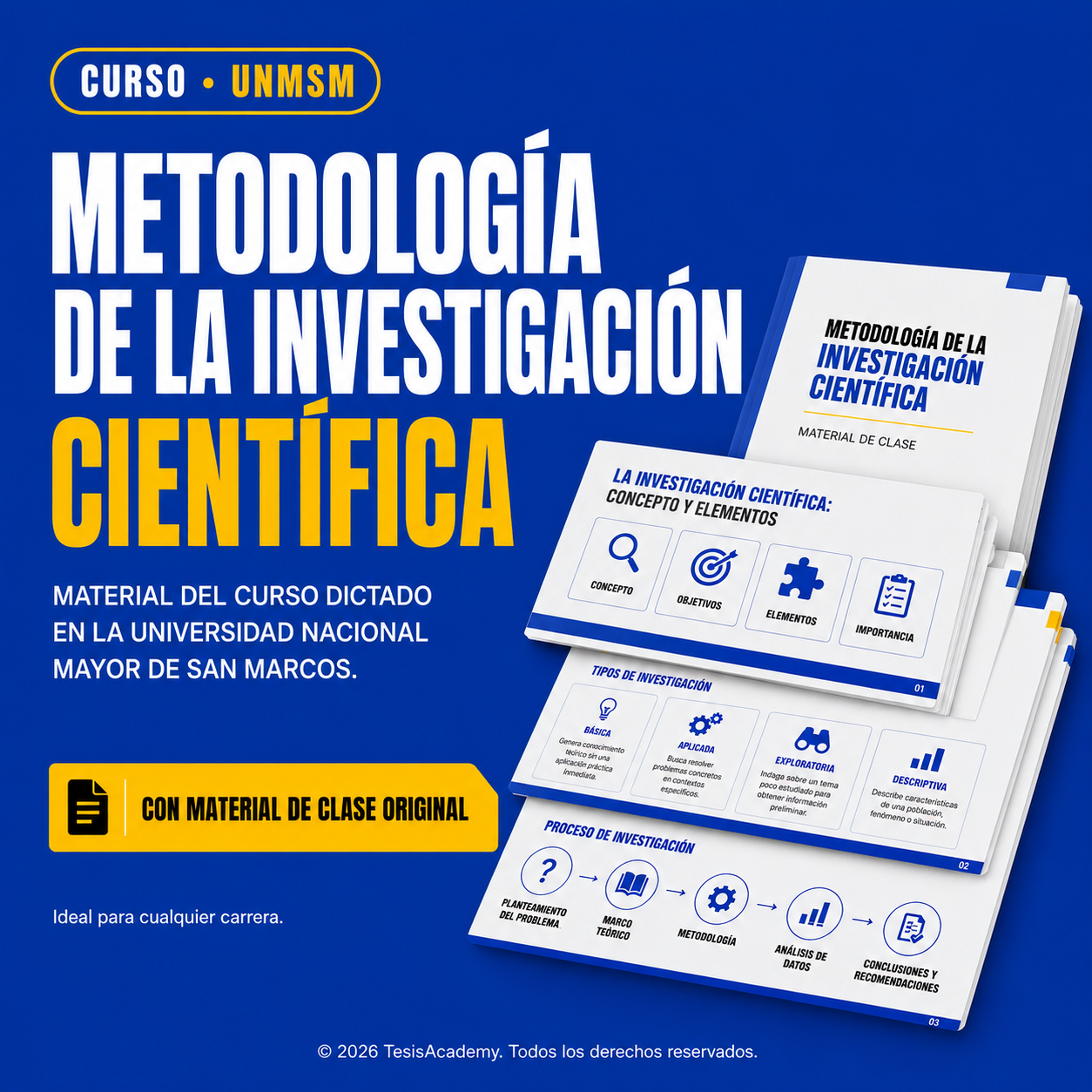 Metodología de la Investigación Científica – UNMSM · Ofelia Santos Jiménez