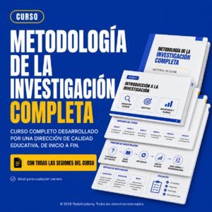 Curso completo de Metodología de la Investigación – Dirección de Calidad Educativa