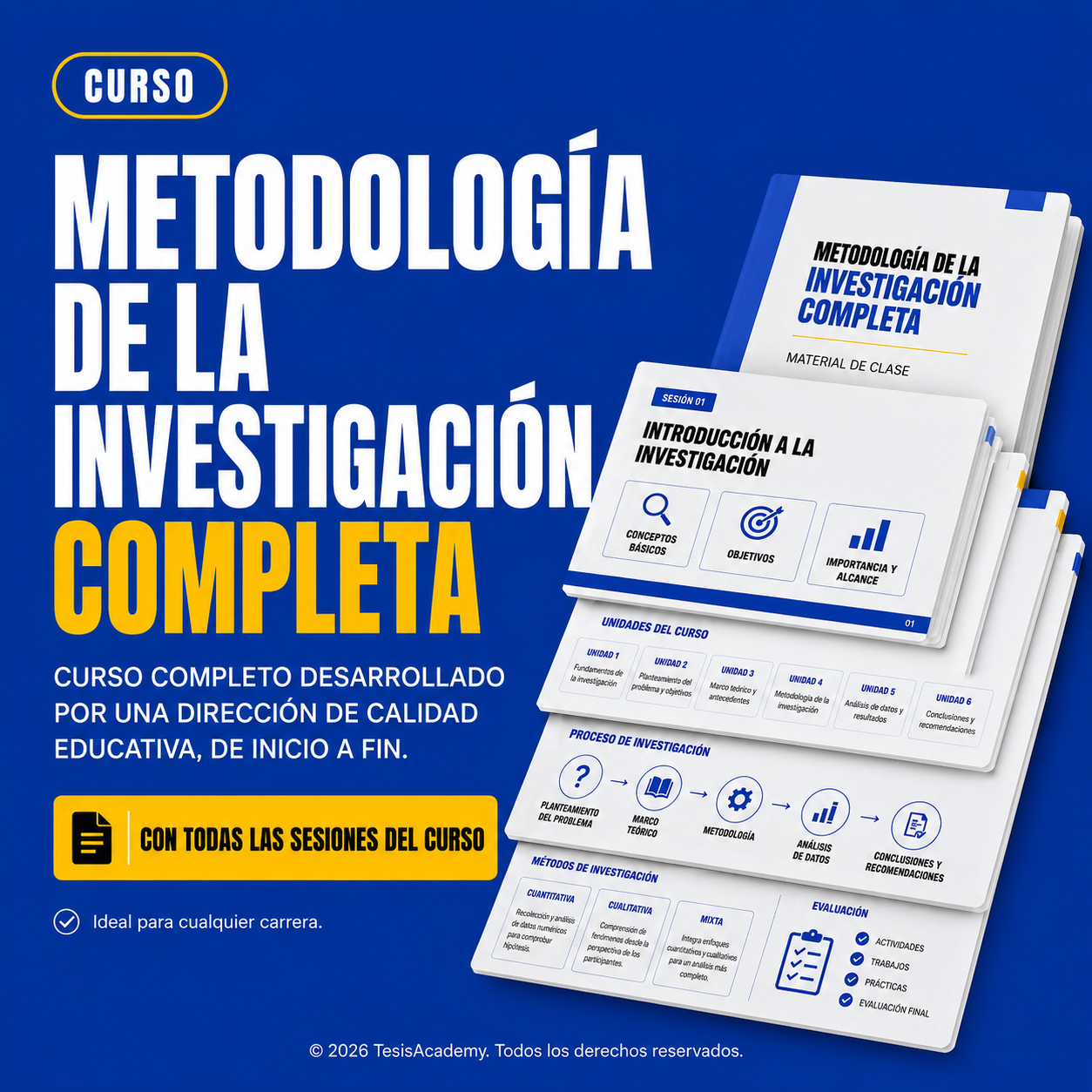 Curso completo de Metodología de la Investigación – Dirección de Calidad Educativa