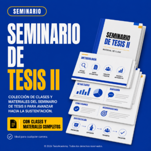Seminario de Tesis II – colección de clases y materiales