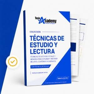 Colección de técnicas de estudio, lectura, fichaje y memoria