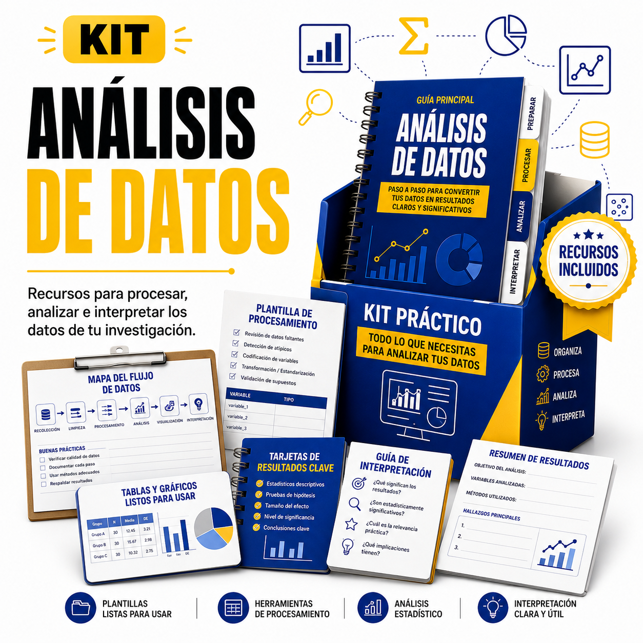 Kit de análisis de datos para tesis