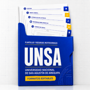 Plantillas de investigación — Universidad Nacional de San Agustín de Arequipa (UNSA)