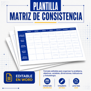 Matriz de consistencia editable