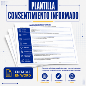Modelo editable de consentimiento informado