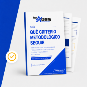 Autores, manuales y reglas metodológicas: cómo elegir qué criterio seguir cuando los libros, asesores y universidades dicen cosas diferentes