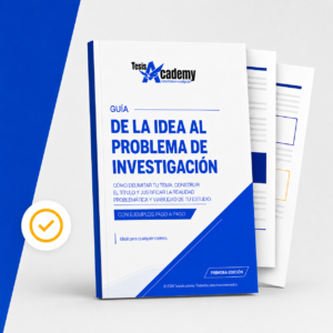 De la idea al problema investigable: tema, delimitación, título, realidad problemática y viabilidad