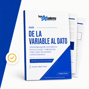 De la variable al dato: operacionalización, instrumentos, escalas, validez, confiabilidad y aplicación