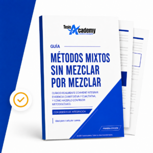 Métodos mixtos sin mezclar por mezclar: cuándo integrar evidencia cuantitativa y cualitativa y cómo hacerlo correctamente