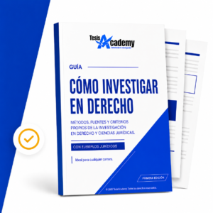 Cómo investigar en Derecho y Ciencias Jurídicas