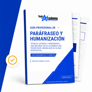 Parafraseo y humanización académica