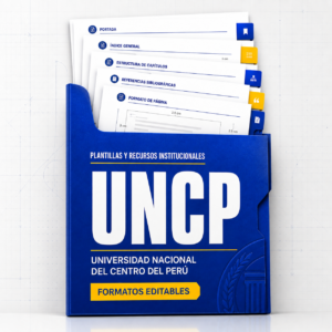 Plantillas de investigación — Universidad Nacional del Centro del Perú (UNCP)